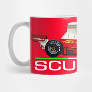 SCUDERIA F1 vintage Italian formula one car Mug